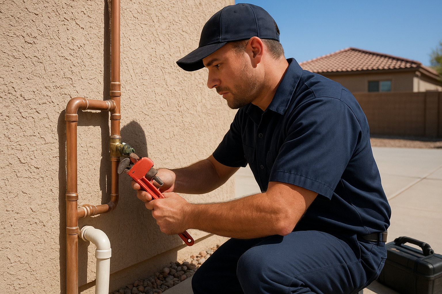 whole-house repipe in MacDonald Ranch